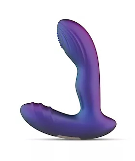 Hueman Galaxy Tapping Butt Plug - Purple