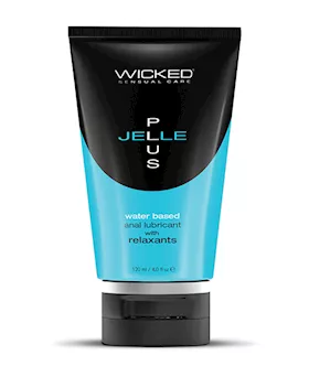 Wicked Sensual Care Jelle Plus Water Based Anal Lubricant With Relaxants - 4 Oz