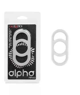 Alpha Liquid Silicone Commander Cock Ring - Natural