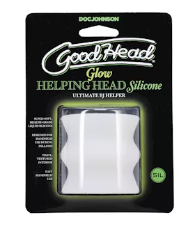 Goodhead Silicone Glow Helping Head - Frost