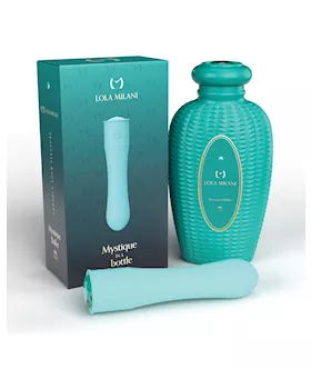 Lola Milani Mystique Bullet W/emerald Bottle - Teal