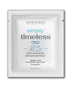 Wicked Sensual Care Simply Timeless Jelle Water Based Lubricant - .2 Oz