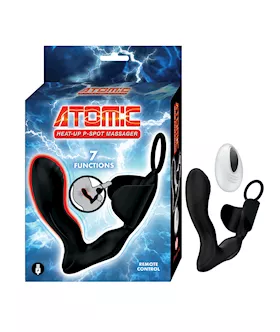Atomic Heat-up P-spot Massager - Black