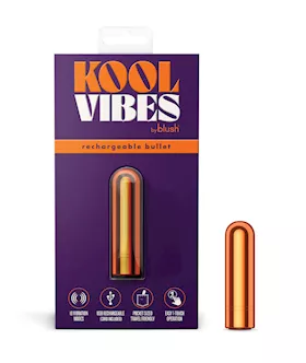 Blush Kool Vibes Mini Rechargeable Bullet - Tangerine