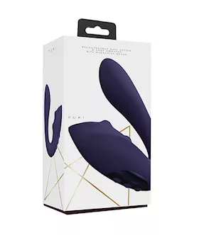 Shots Yuki Dual Action G-spot Vibrator W/massaging Beads - Purple