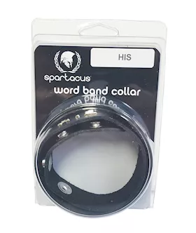 Spartacus His Leather Collar - Black