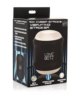 Lovebotz Mini Vibrating Double Stroker - Black