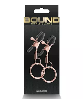 Bound C2 Nipple Clamps - Rose Gold