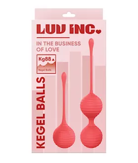 Luv Inc. Silicone Kegel Ball Set - Coral