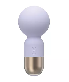 Pokewan Pocket Mini Vibrating Wand Massager - Pale Violet
