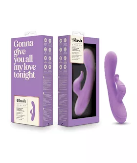 Blush Evelyn Rabbit Vibrator - Purple