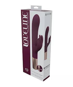 Shots Loveline Traveler Rabbit Vibrator - Burgundy