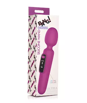 Bang! 10x Digital Vibrating Wand - Purple