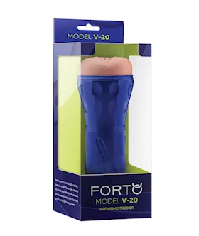 Forto Model V-20 Hard-side Vagina Masturbator - Light