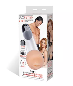 Lux Fetish 2-in-1 Blowjob Sucker & Penis Enlarger Pump