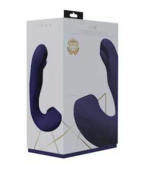 Shots Vive Yuna Dual Action Airwave Vibrator & G-spot Stimulator - Purple