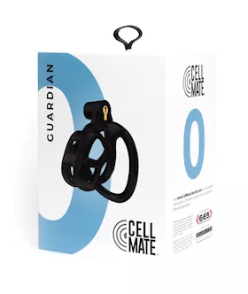 Sport Fucker Cellmate Guardian Chastity Cage - Size 0 Black