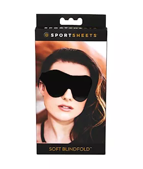 Sportsheets Soft Blindfold - Black