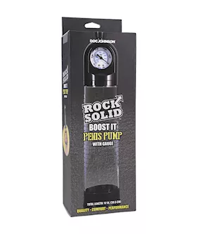 Rock Solid Boost It Penis Pump With Gauge