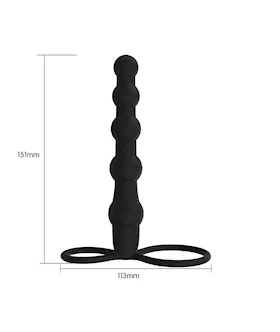 Double Penetrator Anal Beads