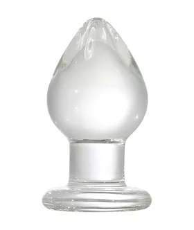 Wide Glass Butt Plug