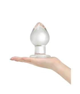 Wide Glass Butt Plug