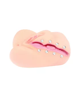 Mini Hips Adarashi Three Beaded Dual Layer Masturbator