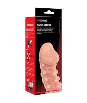 Bubbled Up Veins Cock Sleeve Large