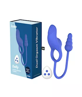 Dally Remote Controlled Vibrating Cock Ring With Anal Plug