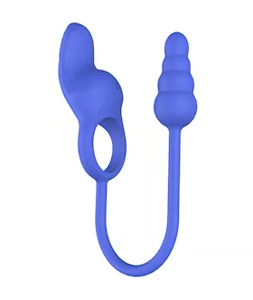 Dally Remote Controlled Vibrating Cock Ring With Anal Plug