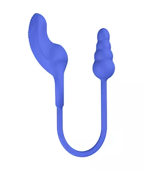 Dally Remote Controlled Vibrating Cock Ring With Anal Plug