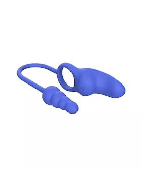 Dally Remote Controlled Vibrating Cock Ring With Anal Plug