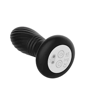 Raunchy Rainbow Remote Controlled Thrusting Butt Plug
