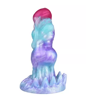 Ice Sorcerer Knotted Fantasy Dildo