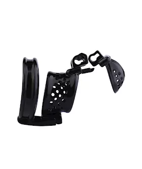 Trapped Chastity Cage