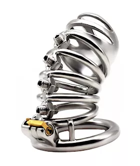 Screwup Spiked Chastity Cage