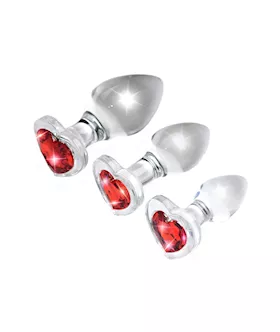 Love Heart Butt Plug Set