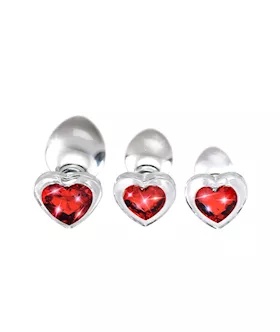 Love Heart Butt Plug Set