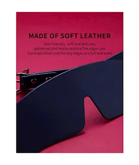 Soft Faux Leather Eye Mask