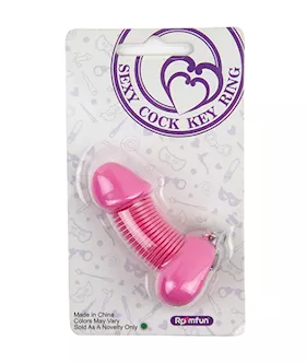Slinky Cock Key Ring