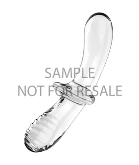 Satisfyer Double Crystal Glass Dildo Sample