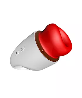 Inviting Juicy Lips Licking Suction Toy