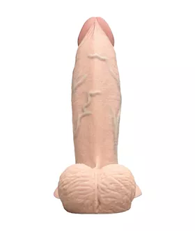 B-vibe Slipskin Realistic Girthy Dildo With Balls