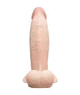 B-vibe Slipskin Realistic Girthy Dildo With Balls