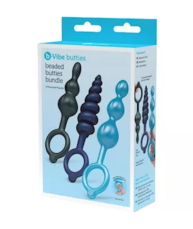 B Vibe Butties Beaded Bundle Anal Plug Set