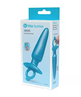 B Vibe Butties Sleek Tapered Silicone Plug