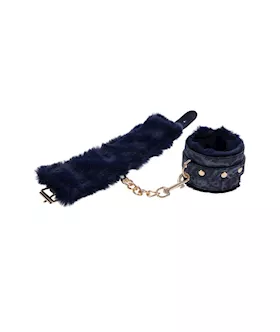 Sex And Mischief Cougar Fur Handcuffs