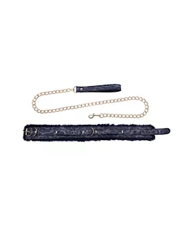 Sex And Mischief Cougar Fur Collar And Leash