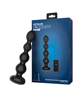 Tornado Probe Remote Controlled Rotating Vibrating Butt Plug