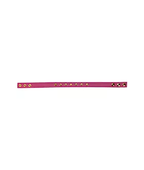 Leather 13 Naughty Barbie Luxury Riveted Collar